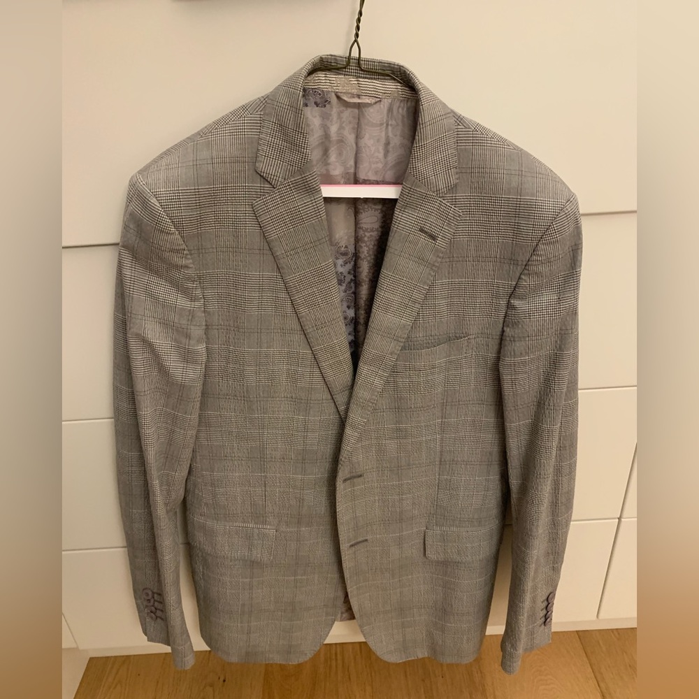 Men’s Etro seersucker blazer size 48 IT